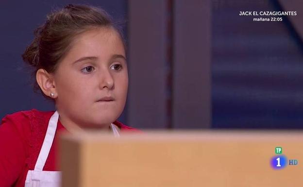 María Arias se queda a las puertas de la final de MasterChef Júnior