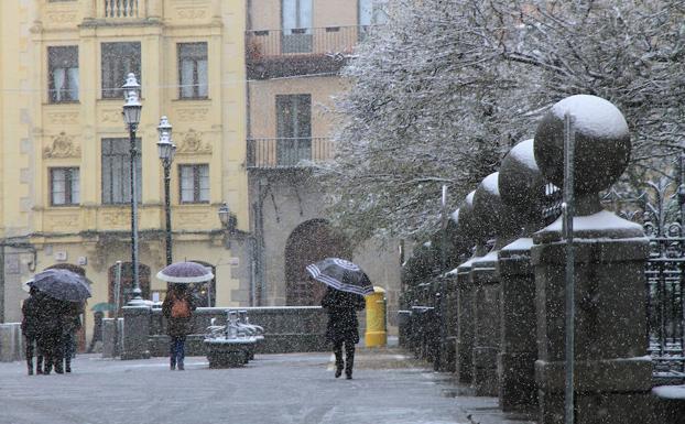 Imagen. Nevada del día de Reyes en Segovia.