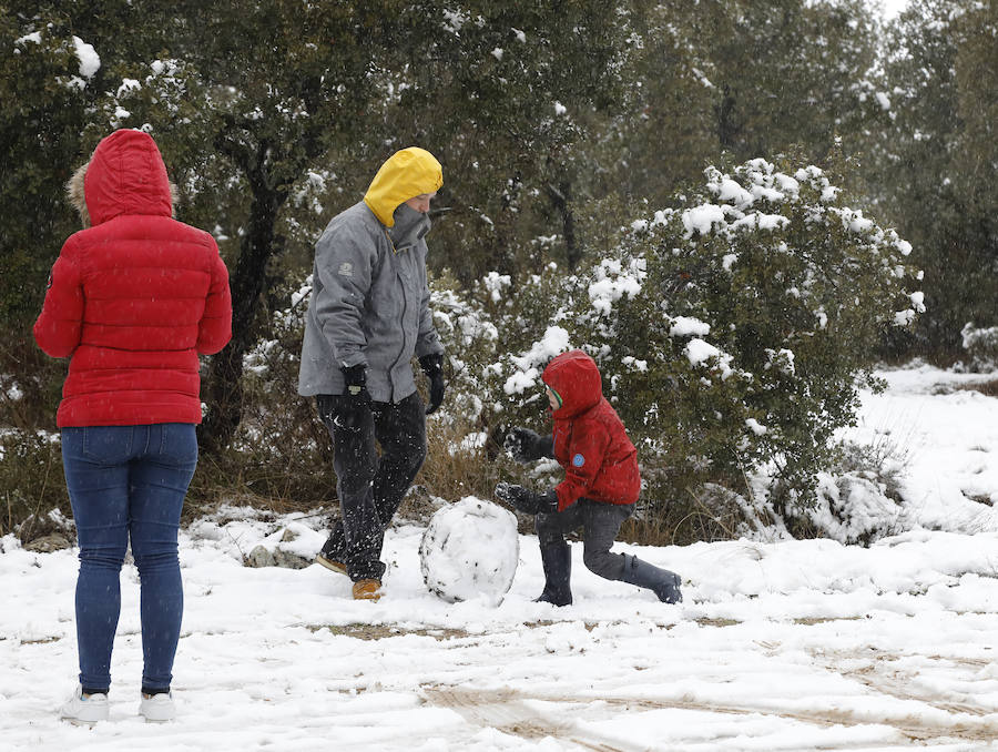 Nieve en Palencia