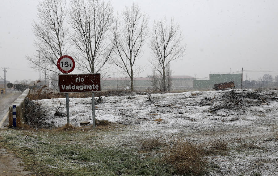 Nieva en Palencia