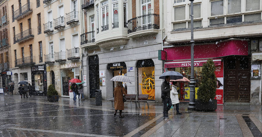 Nieva en Palencia