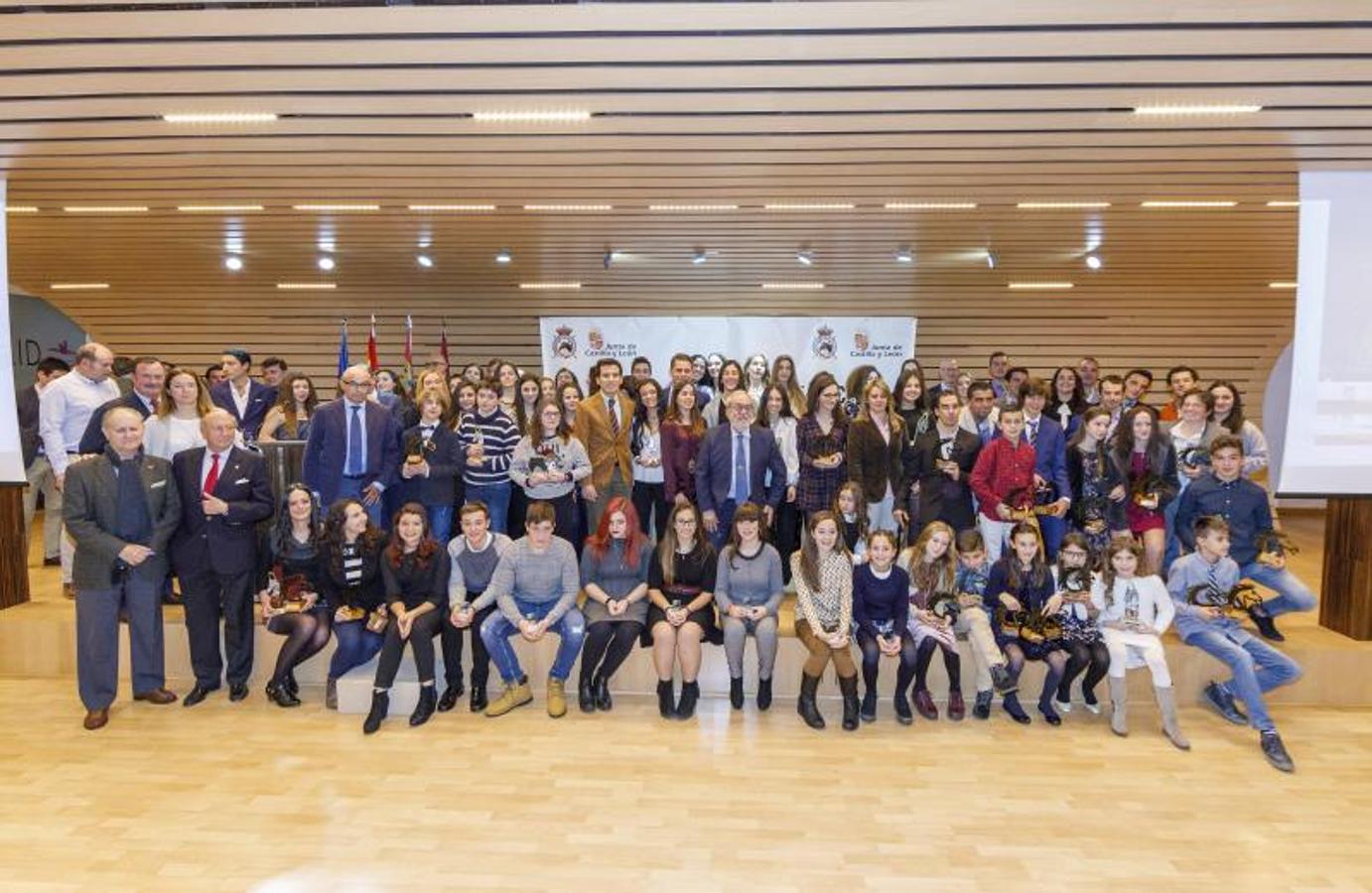 Entrega de premios en la gala del deporte hípico de Castilla y León.