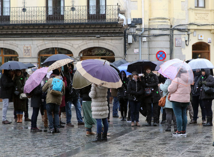 Fría y lluviosa jornada del sábado en Segovia