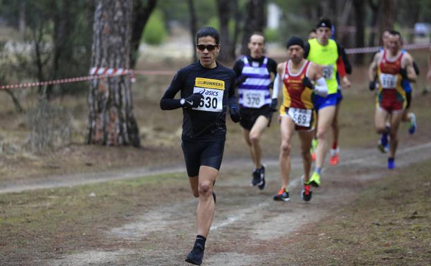 El vallisoletano Eduardo Ordax durante la carrera 