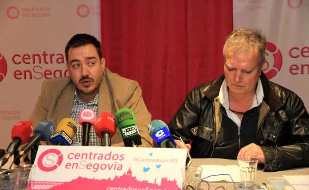 El presidente de Centrados en Segovia, Juan Ángel Ruiz, valora la resolución judicial. Antonio Tanarro