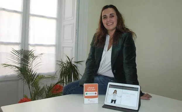 Aurora García, en su despacho de la localidad de Íscar. 