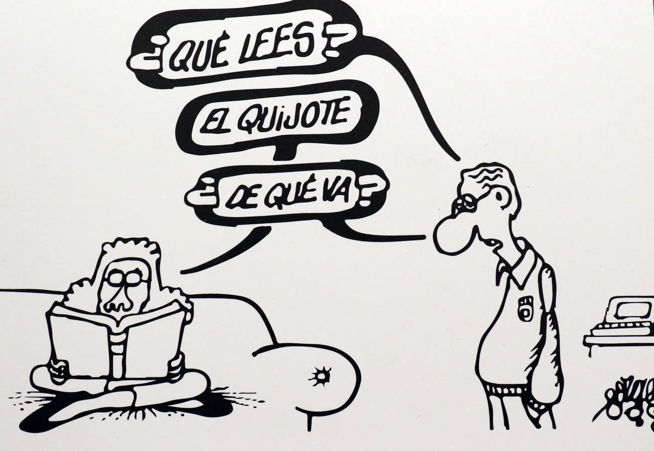 Una selección de medio centenar de viñetas dan testimonio de la labor del humorista gráfico Antonio Fraguas 'Forges' como cronista de la realidad