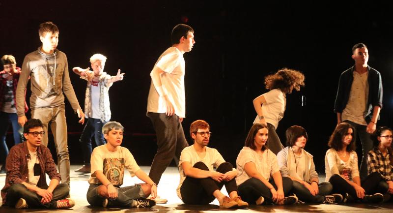 Ensayo de &#039;Fuegos&#039;, tercera obra del proyecto La Nave del Teatro Calderón de Valladolid