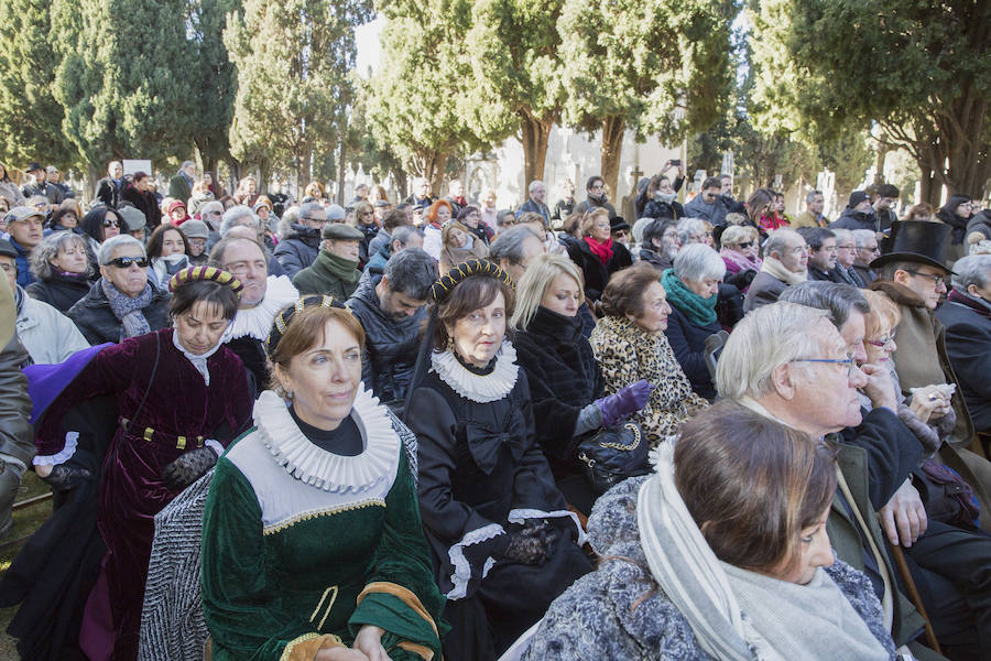 Homenaje a José Zorrilla en el Cementerio de El Carmen