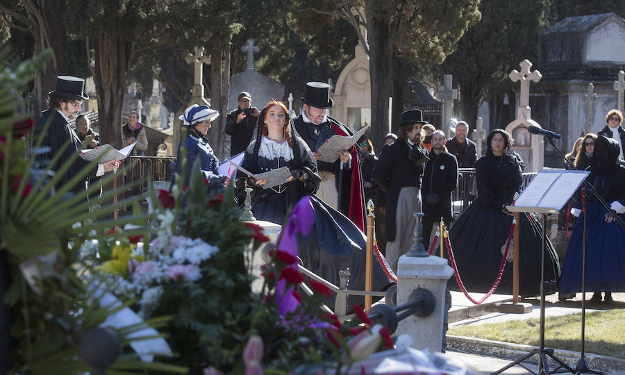 Homenaje a José Zorrilla en el Cementerio de El Carmen