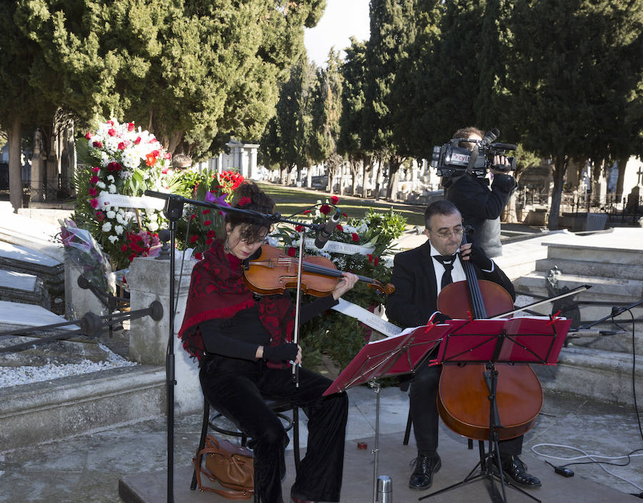 Homenaje a José Zorrilla en el Cementerio de El Carmen