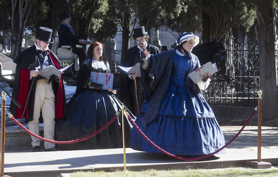 Homenaje a José Zorrilla en el Cementerio de El Carmen