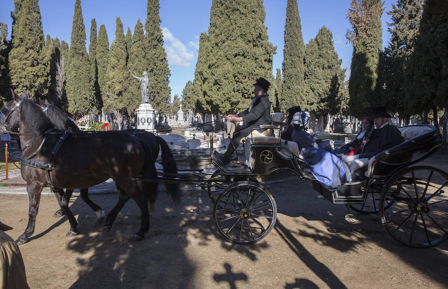 Homenaje a José Zorrilla en el Cementerio de El Carmen