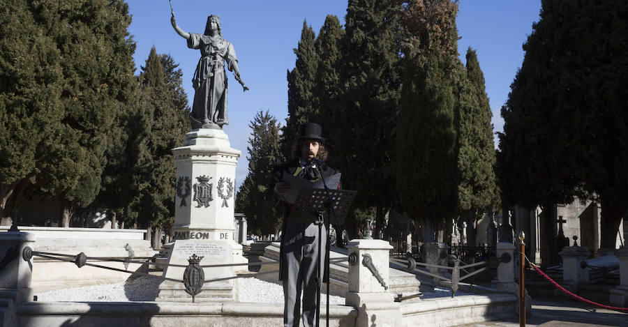 Homenaje a José Zorrilla en el Cementerio de El Carmen