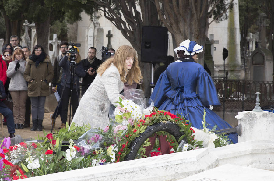 Homenaje a José Zorrilla en el Cementerio de El Carmen