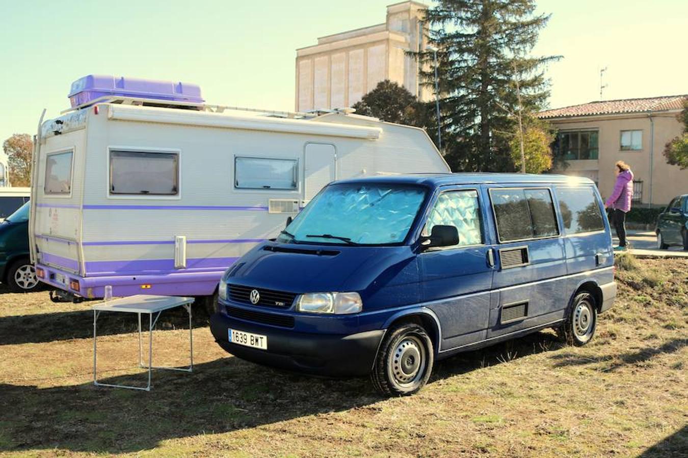 Concentración de furgonetas camper en Torquemada