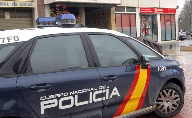 Coche de la Policía Nacional. 