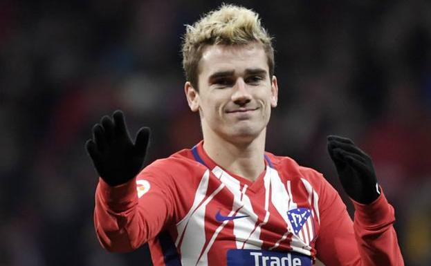 Antoine Griezmann, delantero rojiblanco. 