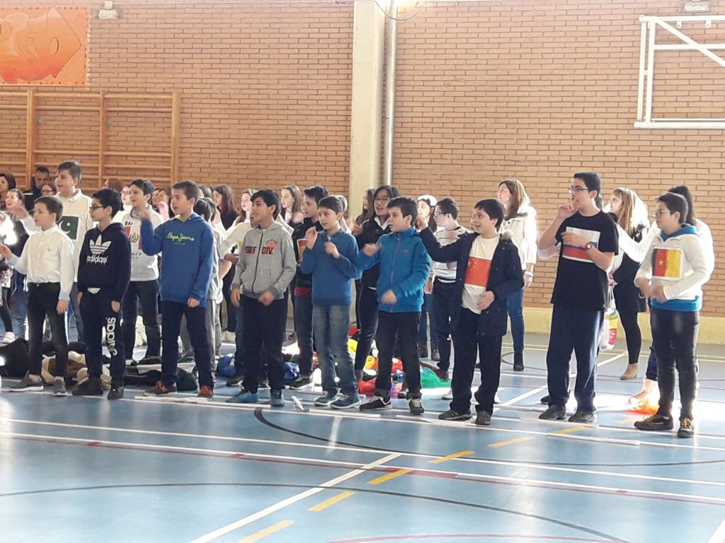 Día de la Paz en el Colegio Gonzalo de Berceo de Valladolid.