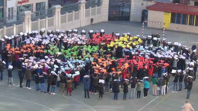 Actos de la Paz en el colegio La Salle.