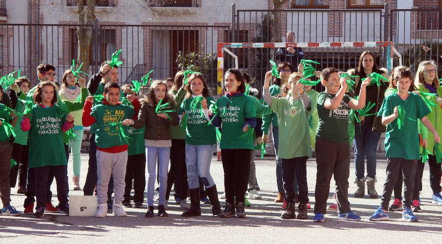 Celebración del Día de la Paz en Cuéllar.