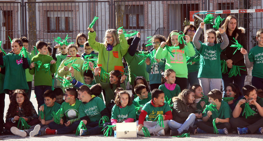 Celebración del Día de la Paz en Cuéllar.