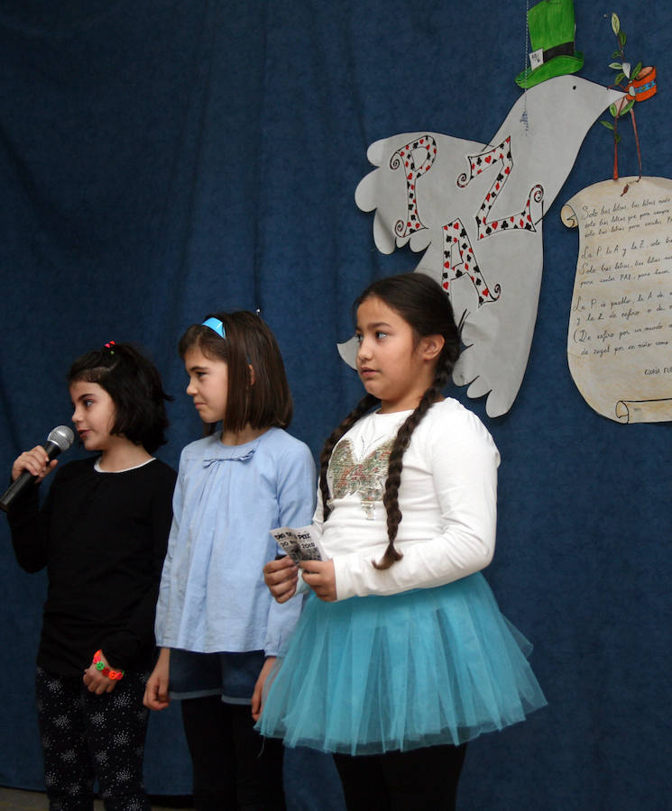 Celebración del Día de la Paz en Cuéllar.