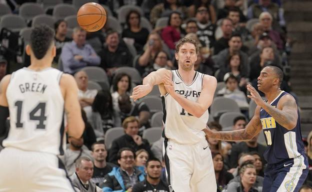 Pau Gasol, durante el partido. 