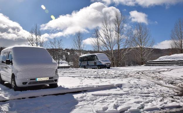 Galería de fotos de Guardo. Guardo amanece nevado.