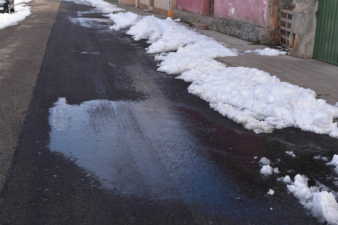 Tras la nieve, llega el hielo a la Montaña Palentina