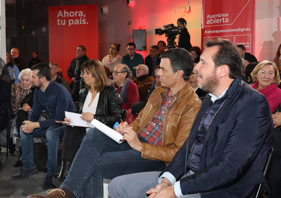 Pedro Sánchez, en la asamblea abierta celebrada en Valladolid