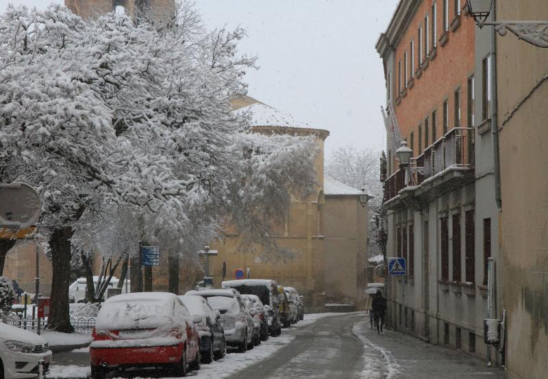 Nieve en la provincia de Segovia