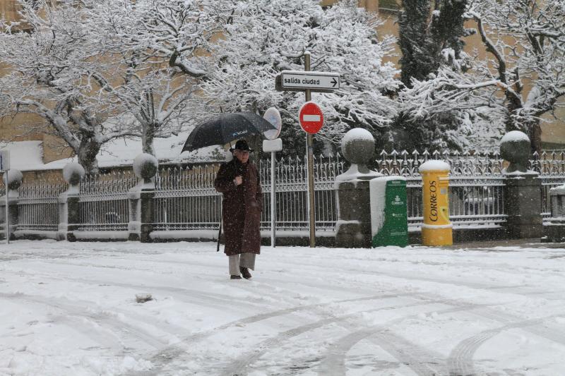 Nieve en la provincia de Segovia