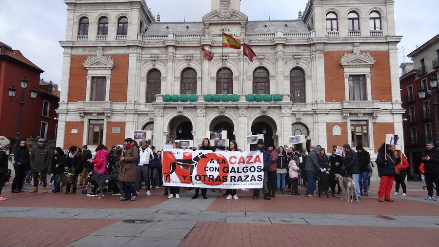 Manifestación organizada con lema No A la Caza