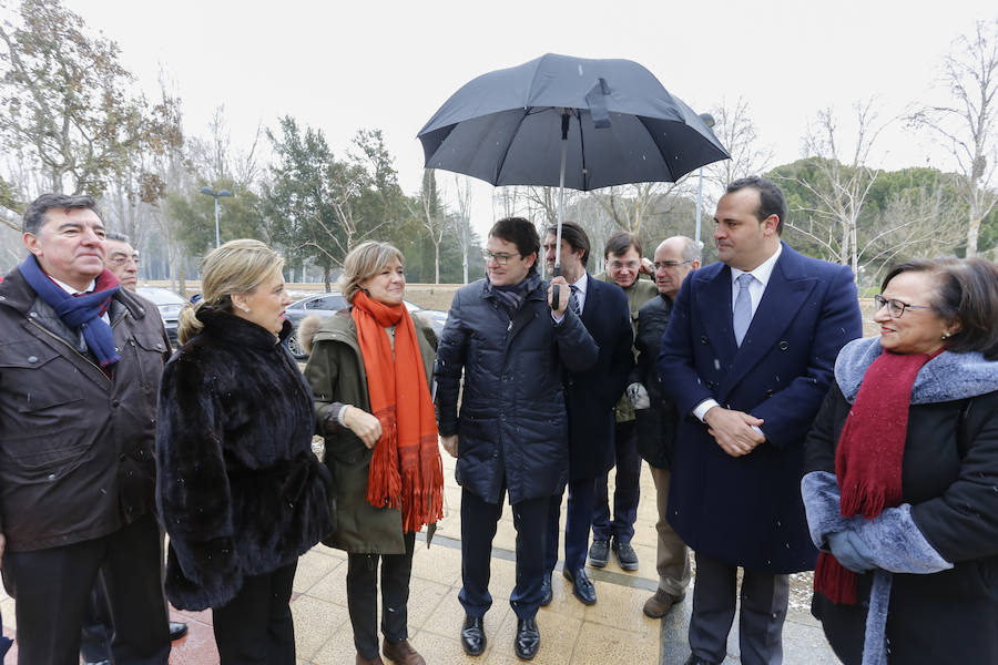 La ministra de Agricultura y Pesca, Alimentación y Medio Ambiente, Isabel García Tejerina, visitó esta mañana el parque fluvial de la Aldehuela, en Salamanca, y la Isla del Soto. 