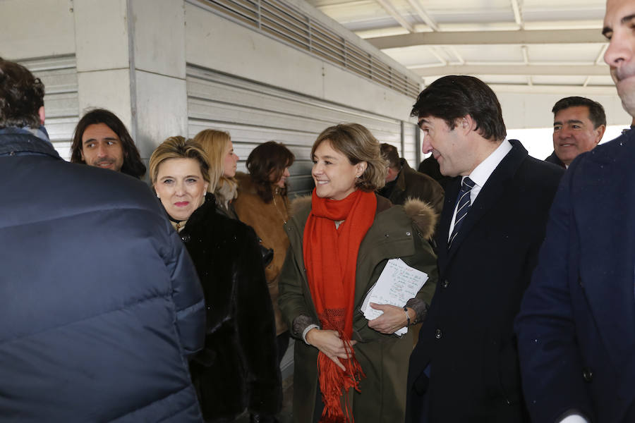 La ministra de Agricultura y Pesca, Alimentación y Medio Ambiente, Isabel García Tejerina, visitó esta mañana el parque fluvial de la Aldehuela, en Salamanca, y la Isla del Soto. 