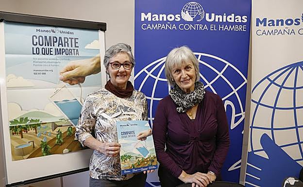 Esperanza Rivas y Mercedes Marcos. 