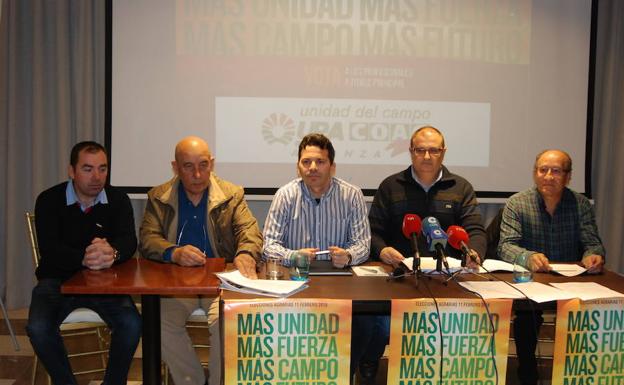 José Manuel Cortés, Aurelio Pérez, Jesús Navarro, Carlos Rodríguez y Guillermo González. 