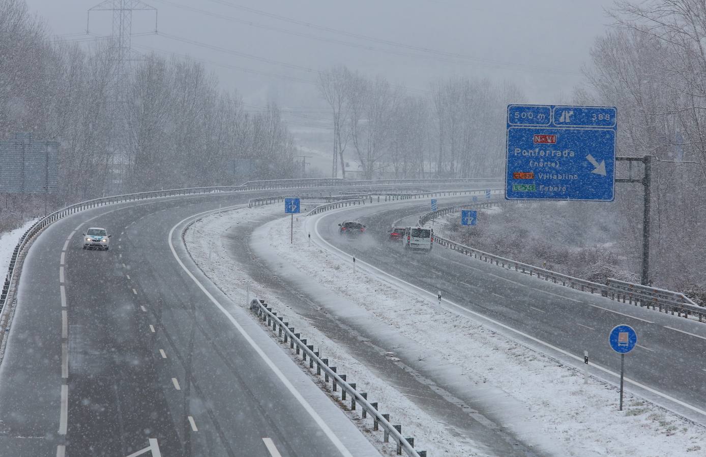 Regresa el temporal de nieve a León