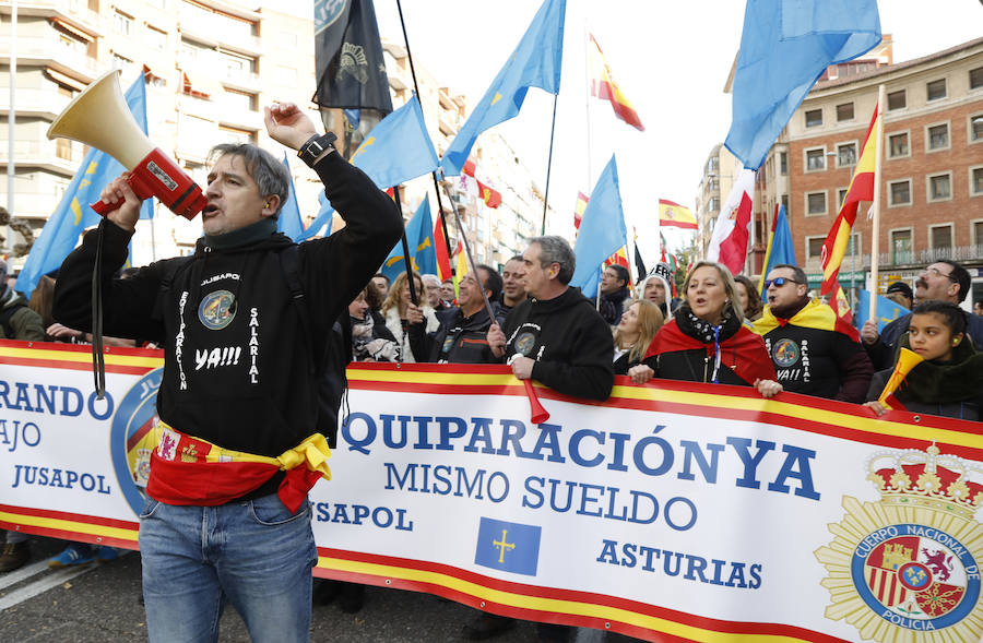 Policías nacionales y guardias civiles reclaman justicia salarial 