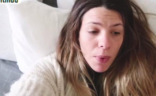 Laura Matamoros en su complicada noche. 