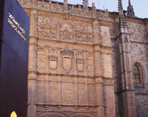 Fachada de la Universidad de Salamanca. 