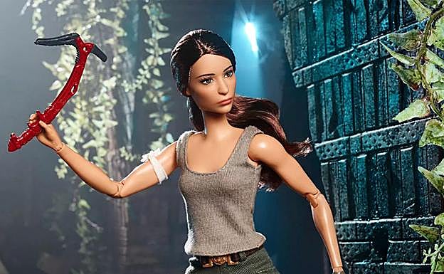La barbie inspirada en el pesonaje de la película 'Tom Raider'. 