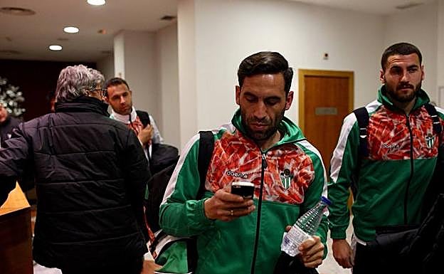 Jonathan, a su llegada ayer a tierras madirleñas 