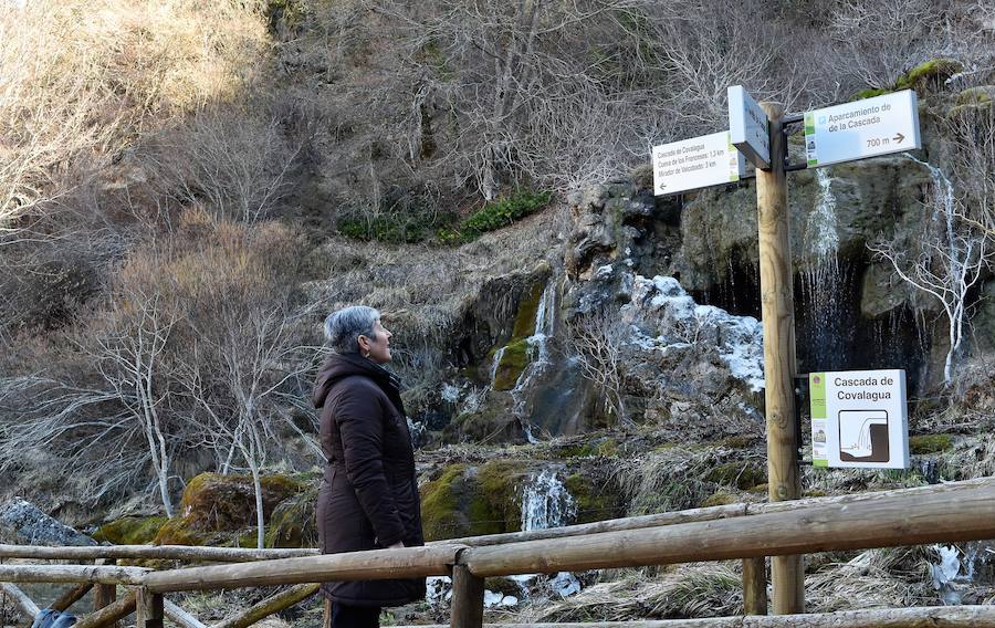 Fotos: Hielo y bajas temperaturas en Covalagua