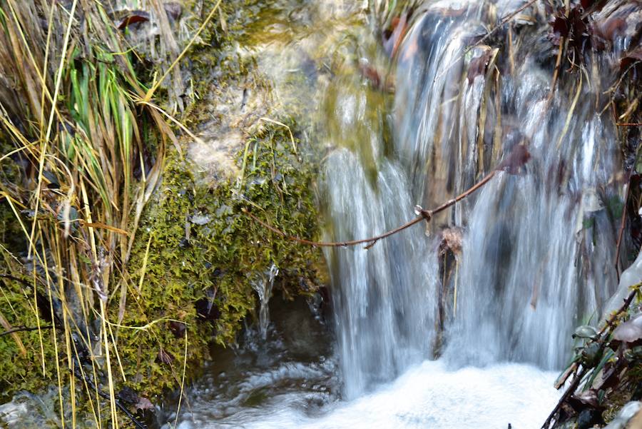 Fotos: Hielo y bajas temperaturas en Covalagua