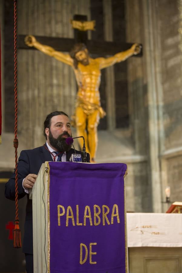 A cargo de Alfonso Guerra Alonso, antiguo hermano mayor entre los años 2013 y 2017, el acto tuvo lugar en la iglesia de La Antigua