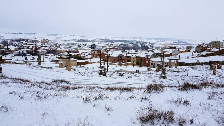 Fotos: Nieve en Baltanas