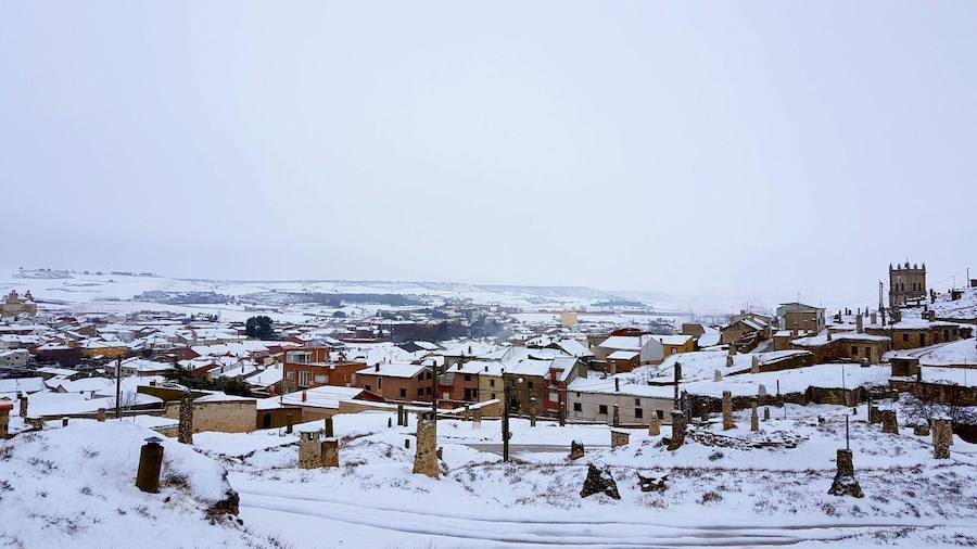 Fotos: Nieve en Baltanas