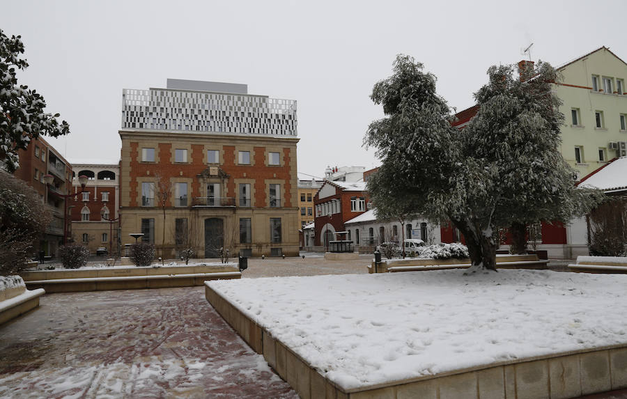 Fotos: La capital palentina se tiñe de blanco II
